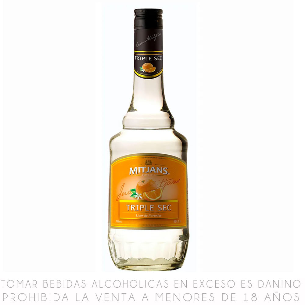 Licor Triple Sec Mitjans Botella 750 ml