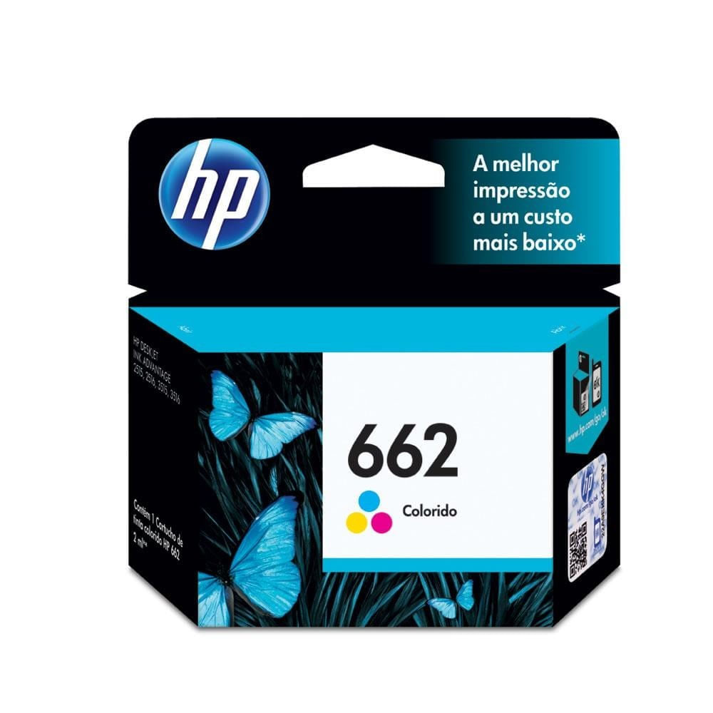 Hp Cartucho de Tinta HP662 Tricolor