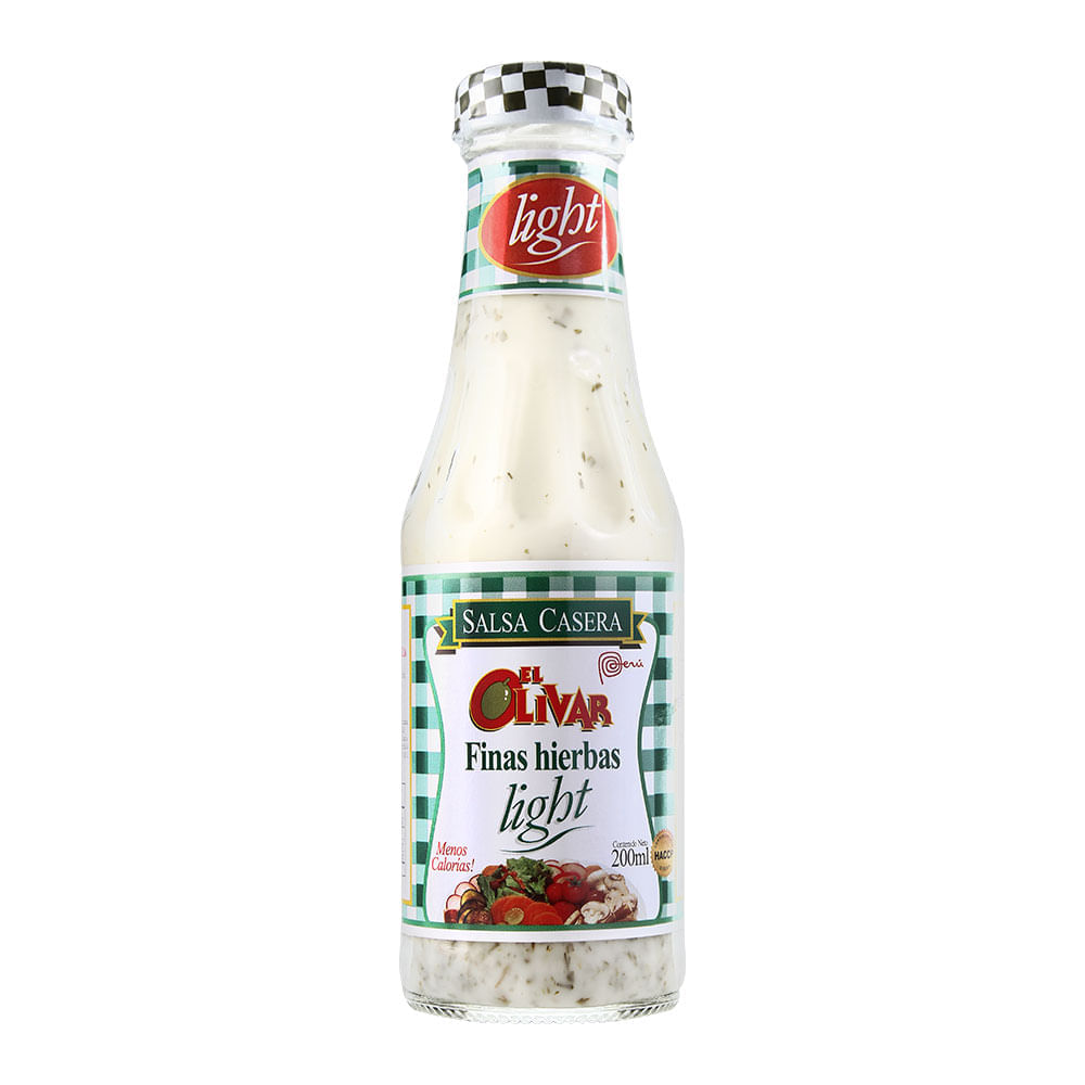 Salsa Finas Hierbas El Olivar Light 200g