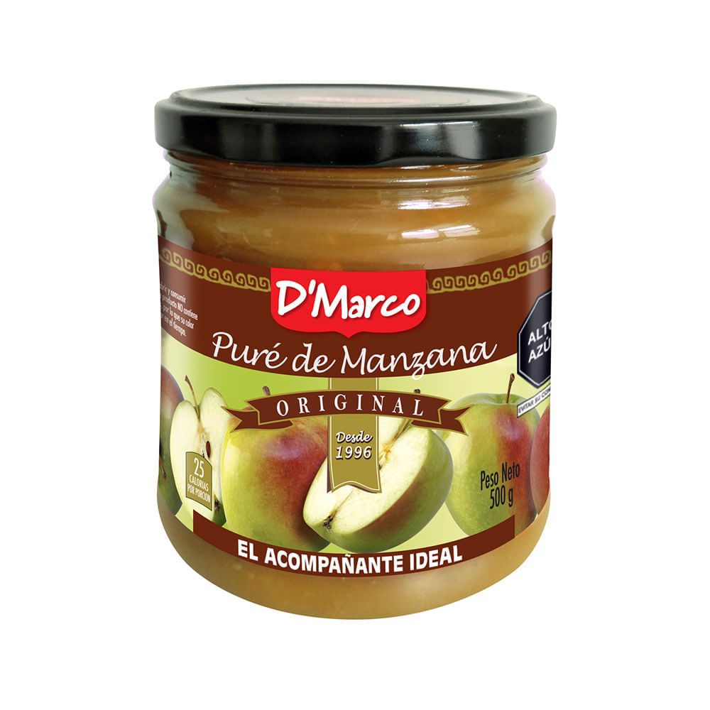 Puré de Manzana D'Marco Frasco 500g