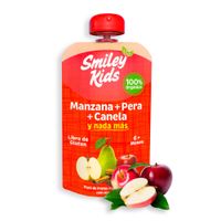 Compota Smiley Kids Manzana + Pera + Canela 90g