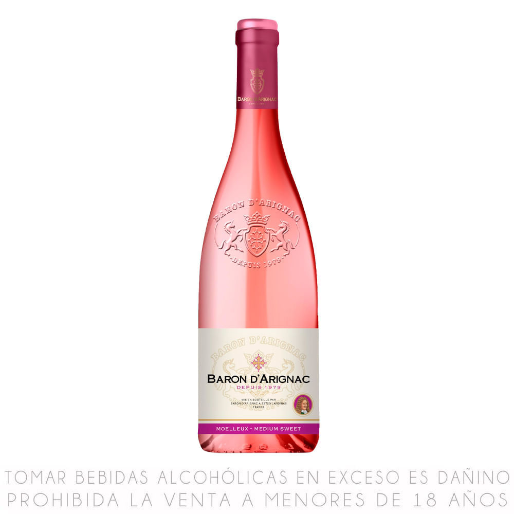 Vino Rosé Blend Baron D' Arignac Semidulce Botella 750ml