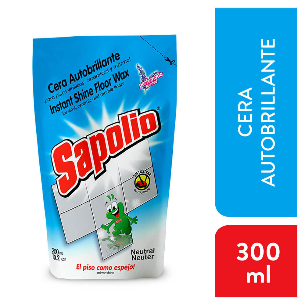 Cera Autobrillante Sapolio Neutro 300ml