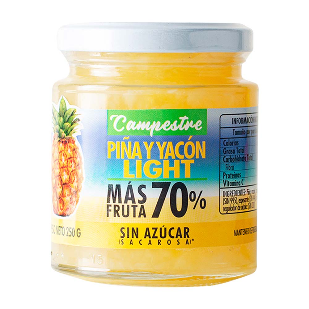 Mermelada Dietética de Piña Frasco 250 g