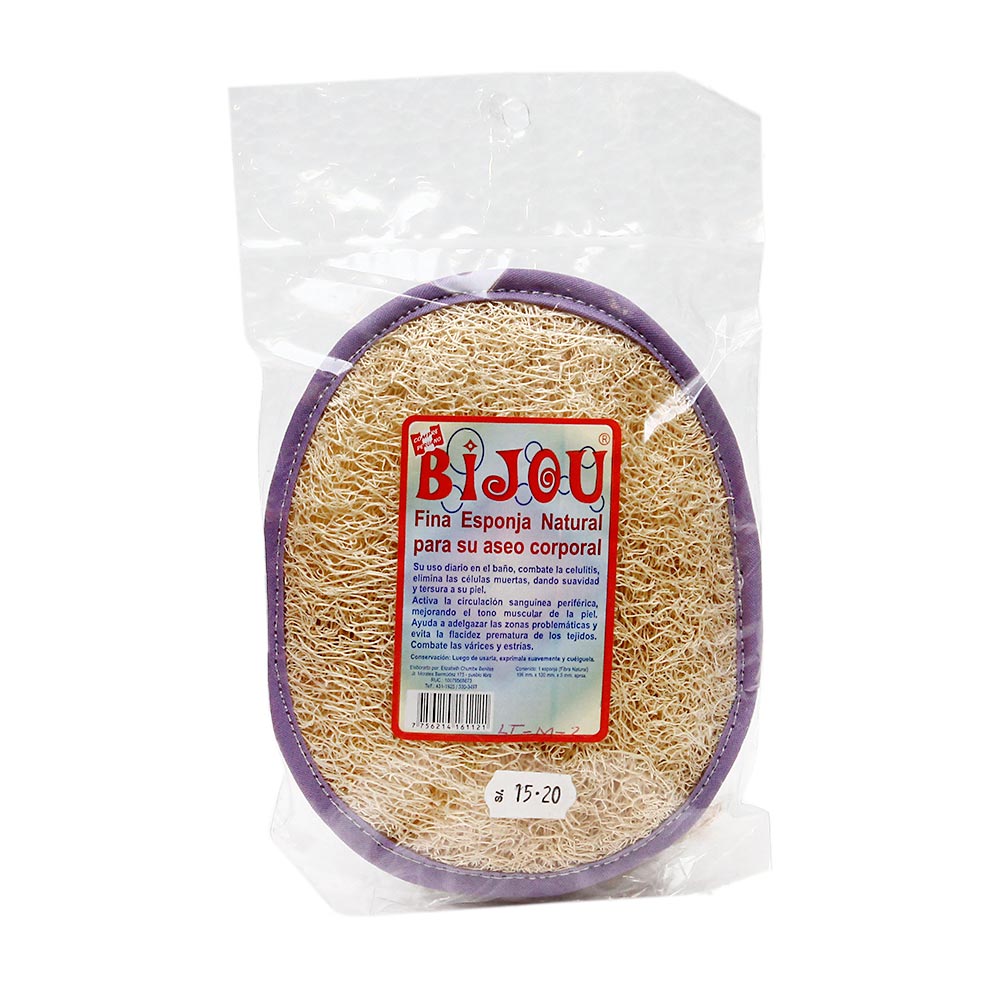Esponja para Baño Slender Natural Tipo Oval