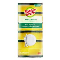 Esponja Scotch-Brite Limpieza Pesada 6un.