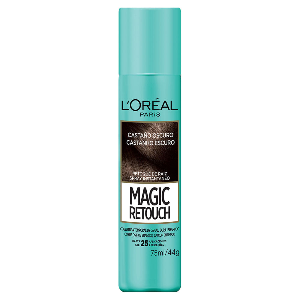 Tinte Loreal Magic Retouch Castaño Oscuro
