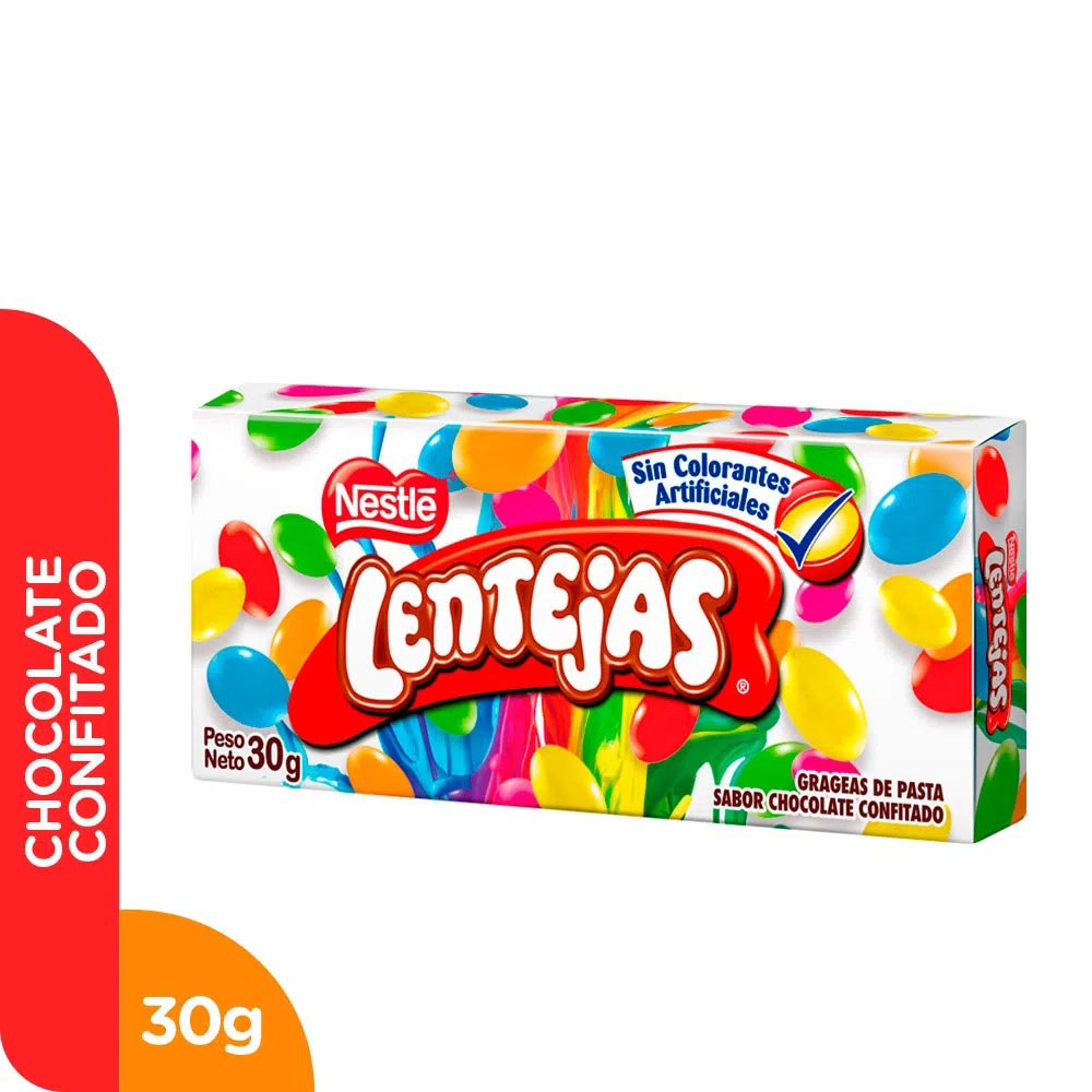 Grageas Confitadas Lentejas Caja 30 g