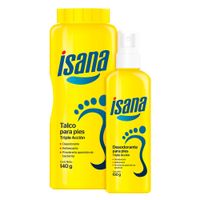 Pack Talco Isana Spray 150 g + Talco 140 g
