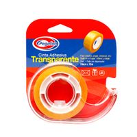 Cinta Adhesiva Transparente con Dispensador Pegafan 19 mm x 15 m