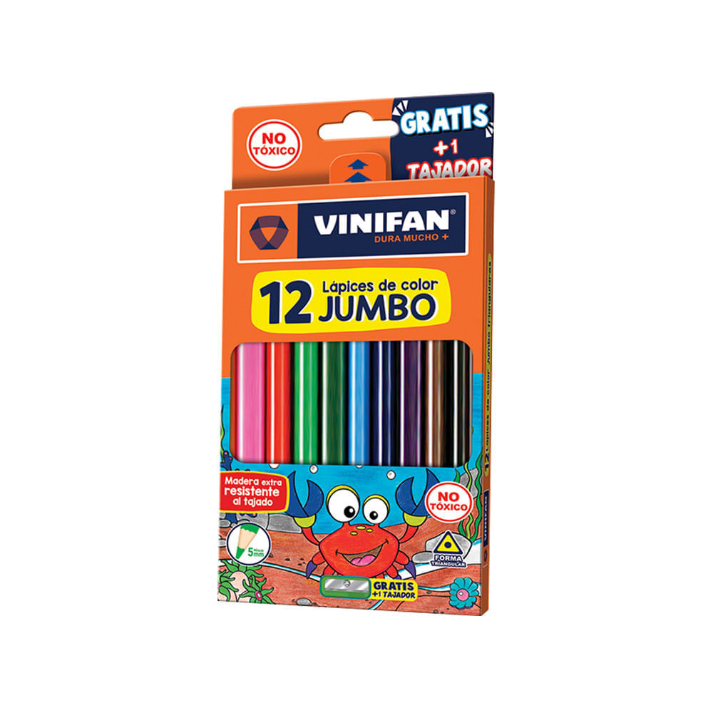Vinifan Colores Jumbo Caja 12 unid