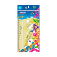 Artesco Estuche Geométrico Irrompible 20 cm