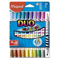 Plumones Duo 10 unid