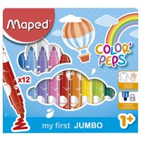 Plumones Jumbo Color Peps Maped Caja 12 Unid