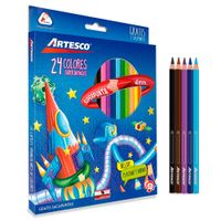 Artesco Colores Triangulares Súper Intensos Caja 24 unid
