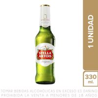 Cerveza Stella Artois Botella 330ml