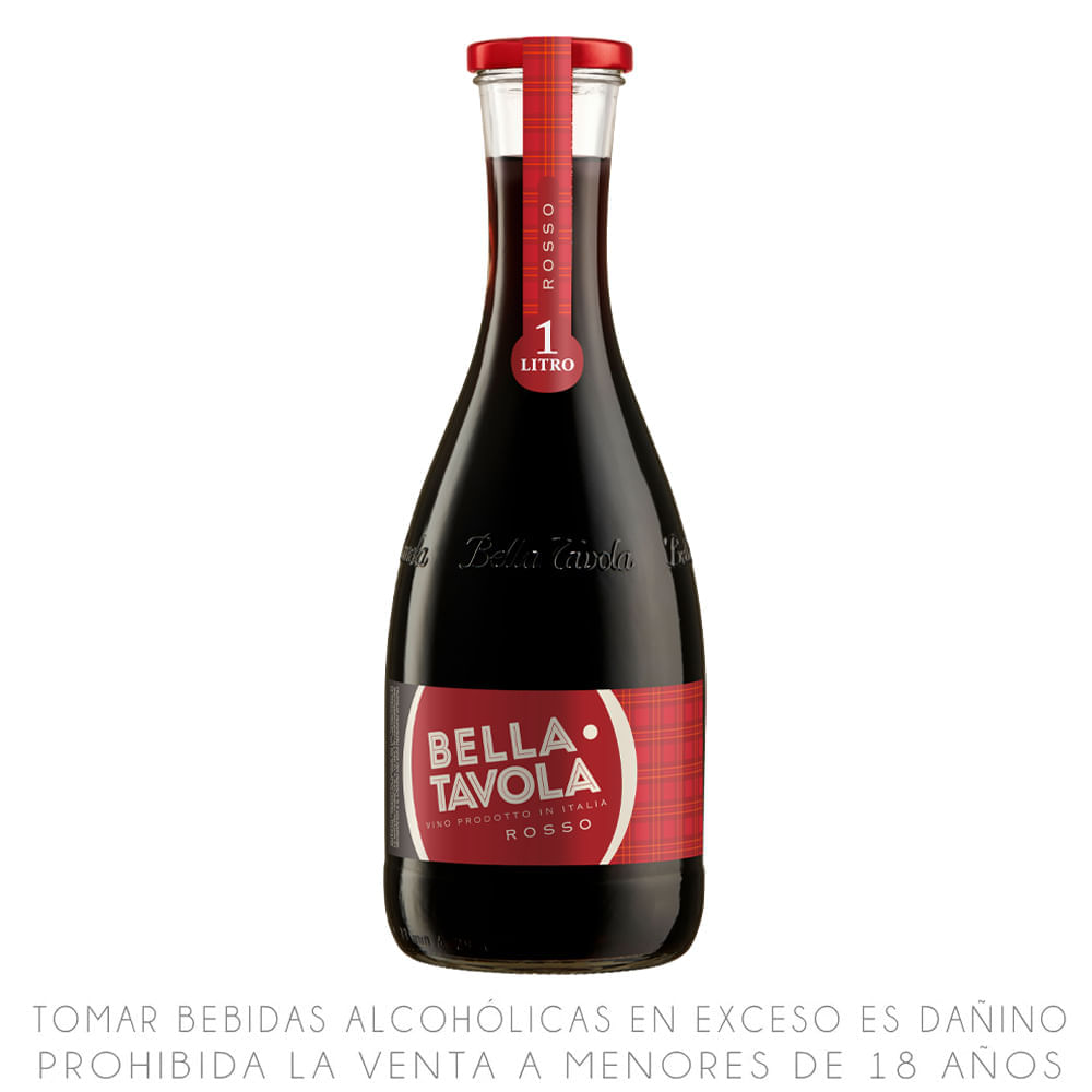 Vino Tinto Blend Bella Tavola Botella 1L
