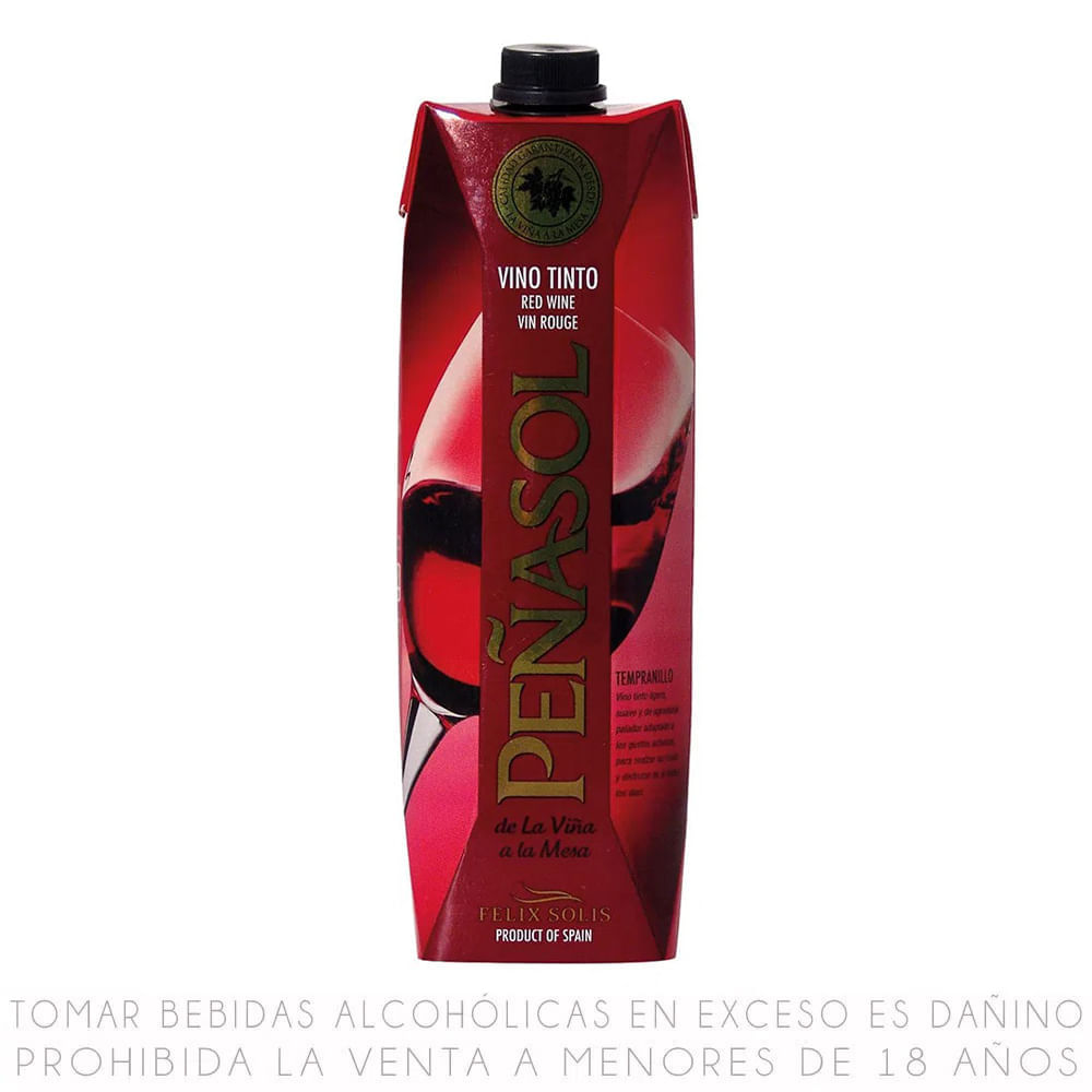 Vino Tinto Peñasol Caja 1 Lt