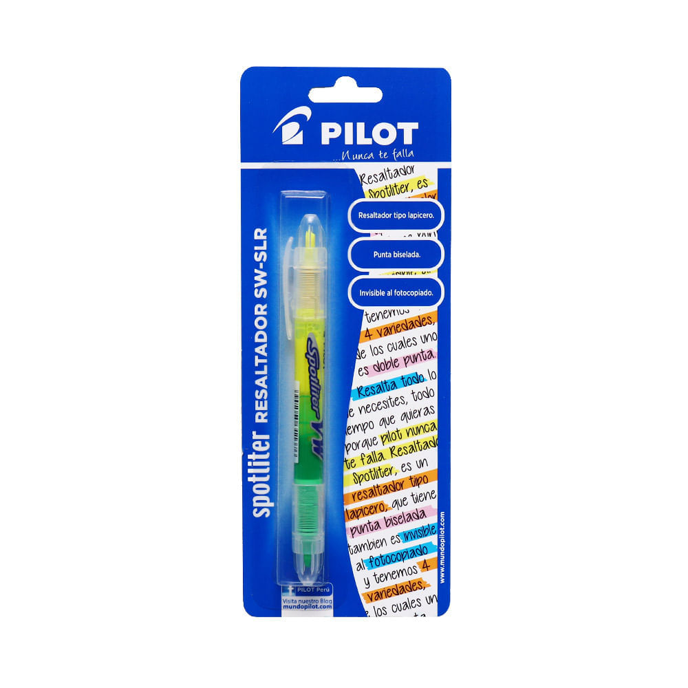 Resaltador Spotliter VW Pilot Amarillo Verde