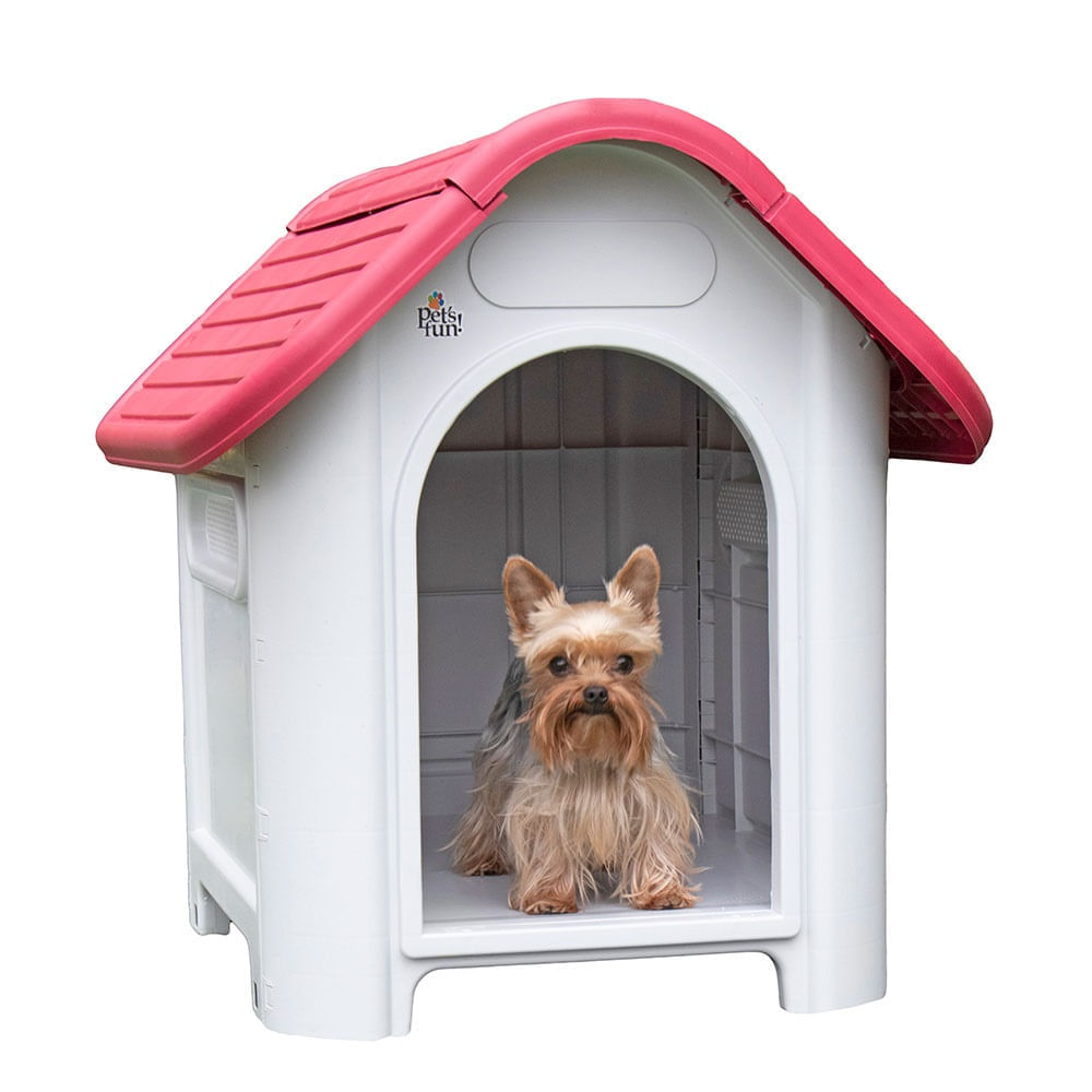 Casa para Perro Pet's Fun Care Rundy Talla M Rojo