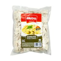 Raviolito de Ricotta con Espinaca Metro 500g