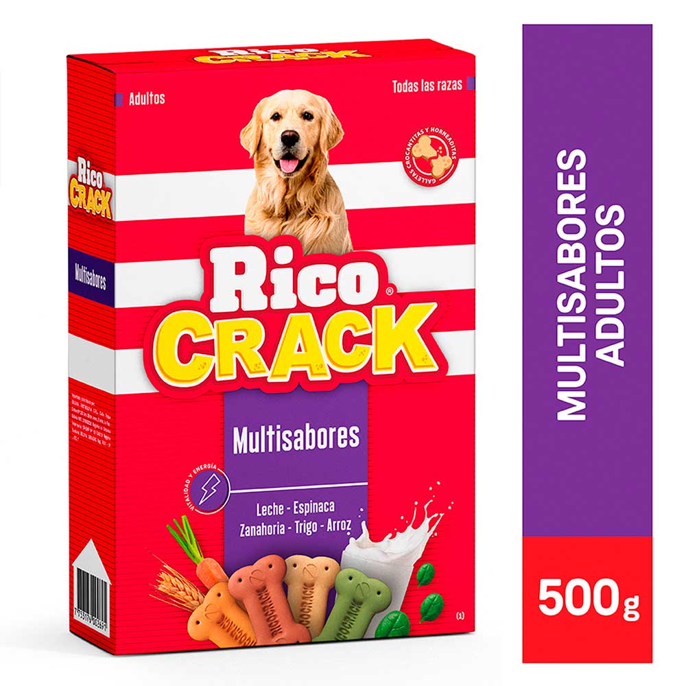 Galletas Ricocrack Multisabores Adultos 500g