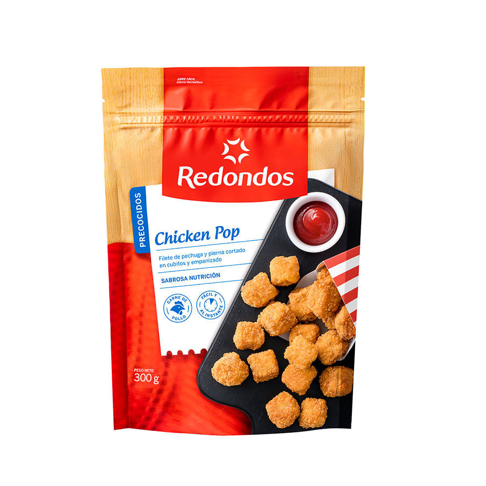 Chicken Pop Redondos Bolsa 300 g
