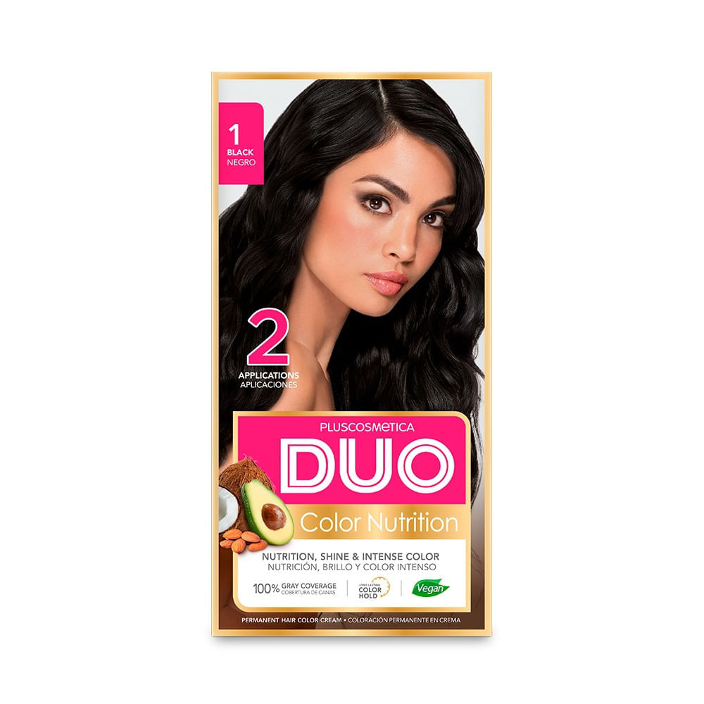 Tinte para Cabello Duo Color Nutrition 1 Negro