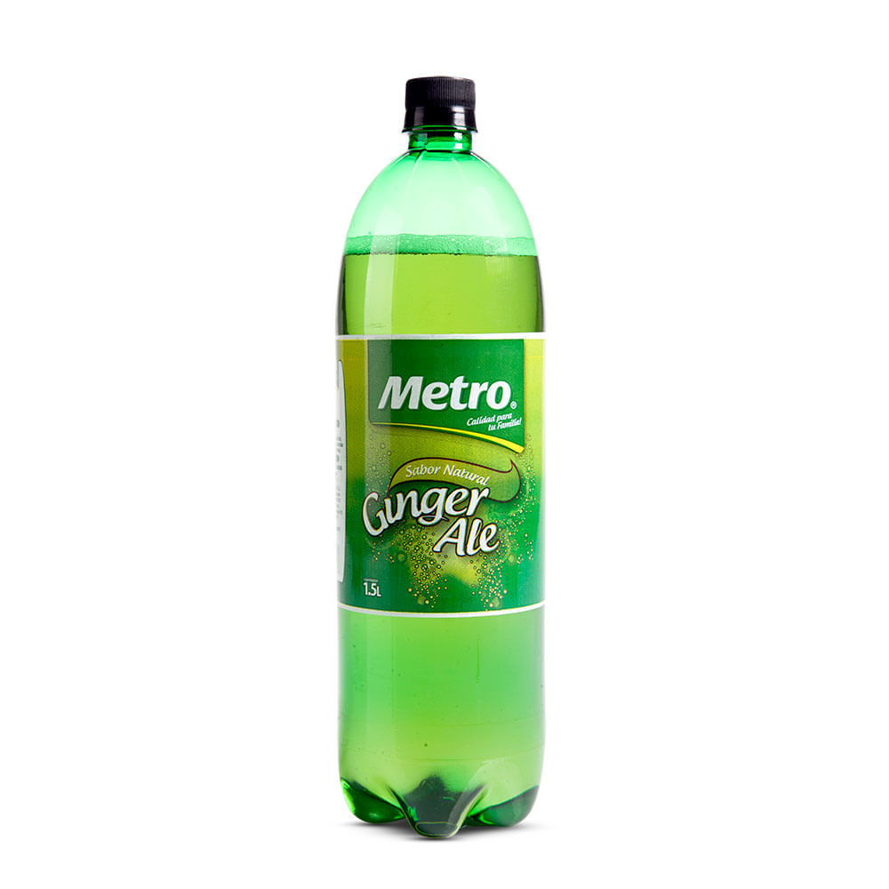 Ginger Ale Metro Botella 1.5 L
