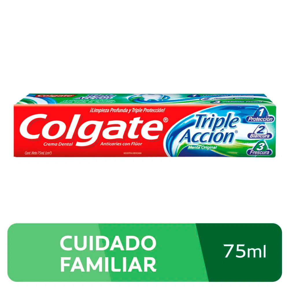 Pasta Dental Colgate Triple Acción Tubo 75 ml
