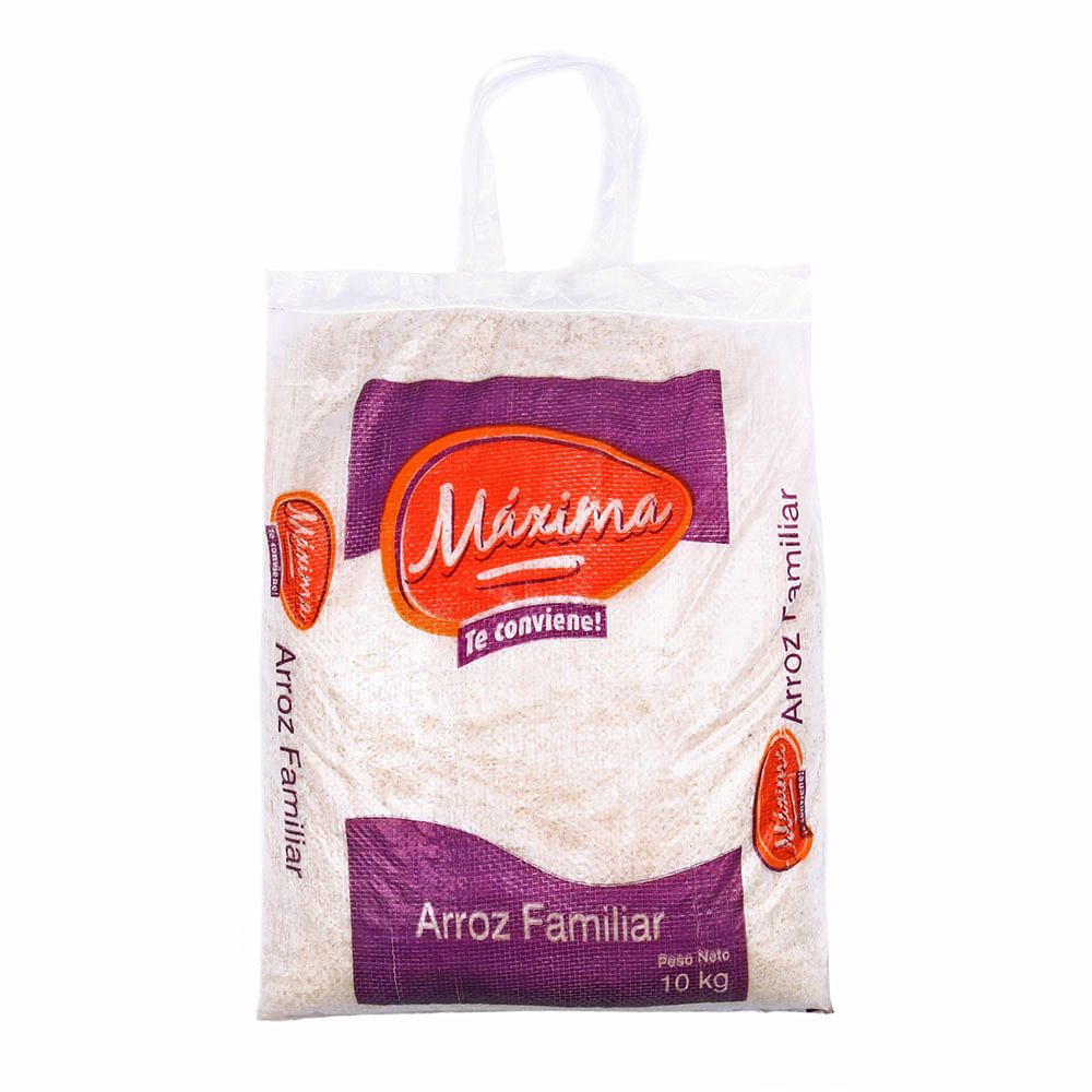 Saquillo De Arroz Maxima Contenido 10 kg