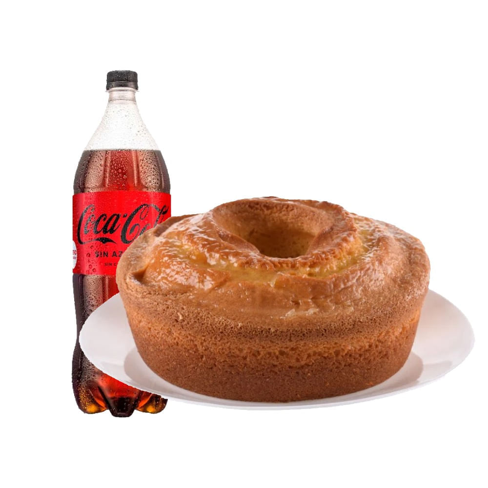 Keke de Naranja + Gaseosa Botella 1.5L