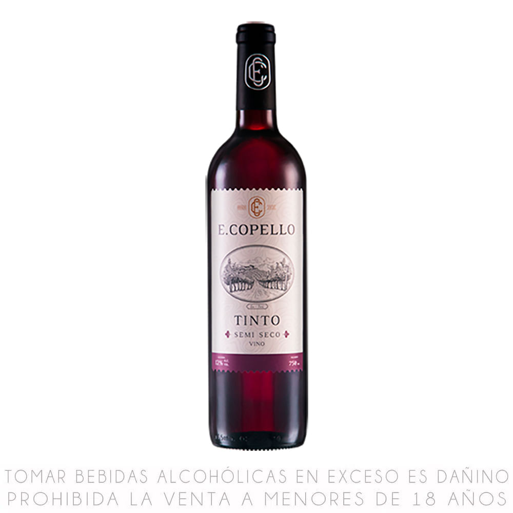 Vino Tinto Semiseco Blend E. Copello 750ml