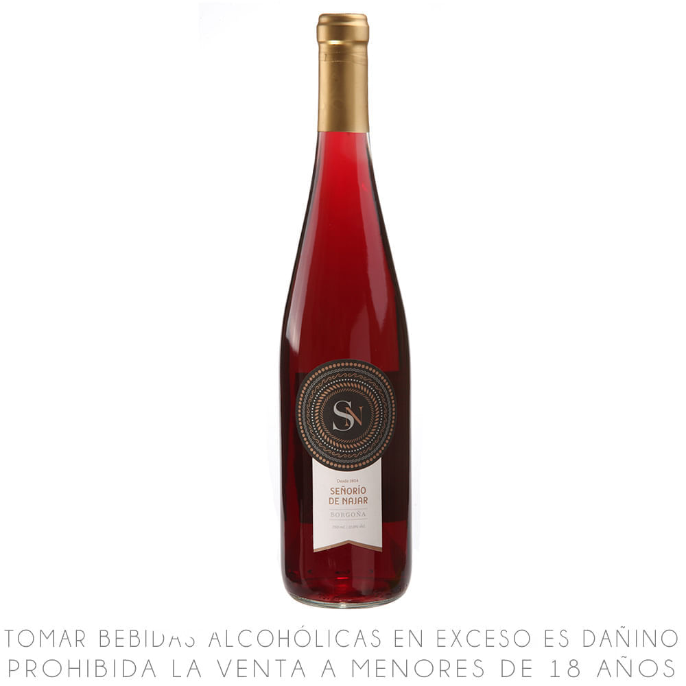 Vino Tinto Borgoña Señorio de Najar Botella 750ml