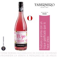 Vino Rose Semi Seco Tuyo Botella 750 ml