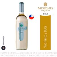 Vino Blanco Sauvignon Blanc Misiones de Rengo Botella 750ml