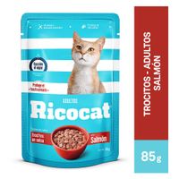 Ricocat Pouche Trozos Salmon Salsa x 85Gr