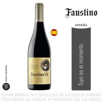 Vino Tinto Tempranillo Faustino VII Botella 750ml