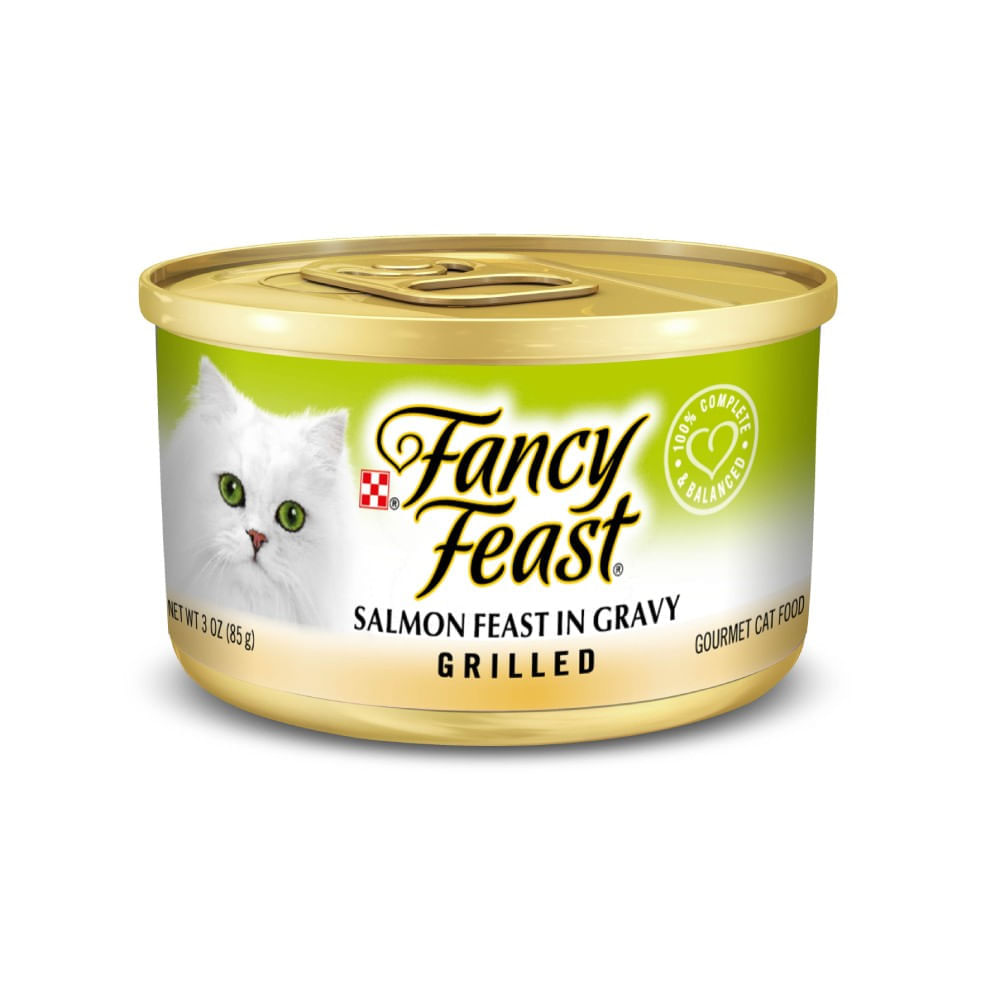 Alimento Húmedo para Gatos Fancy Feast Salmón 85g