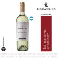 Vino Blanco Sauvignon Blanc Los Haroldos Botella 750ml