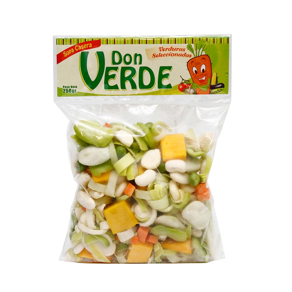 Verduras para Sopa Casera Don Verde 250g