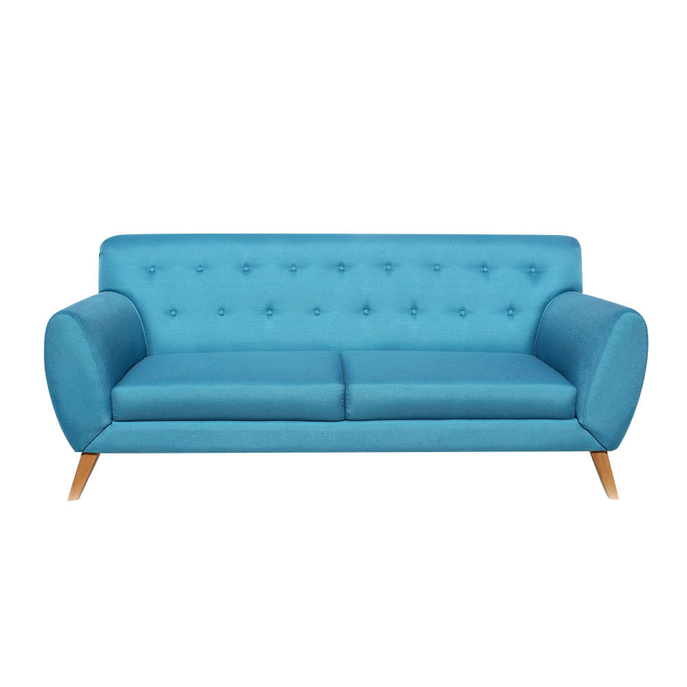 Casabella Sofá 3 Cuerpos París Turquesa