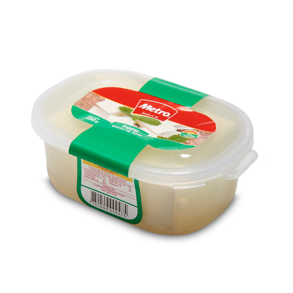 Queso De Soya Tofu Metro Pote 500 g