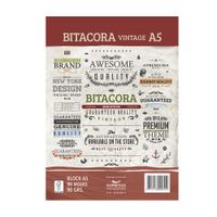 Block Bitácora Vintage Fine A5 90 Hojas