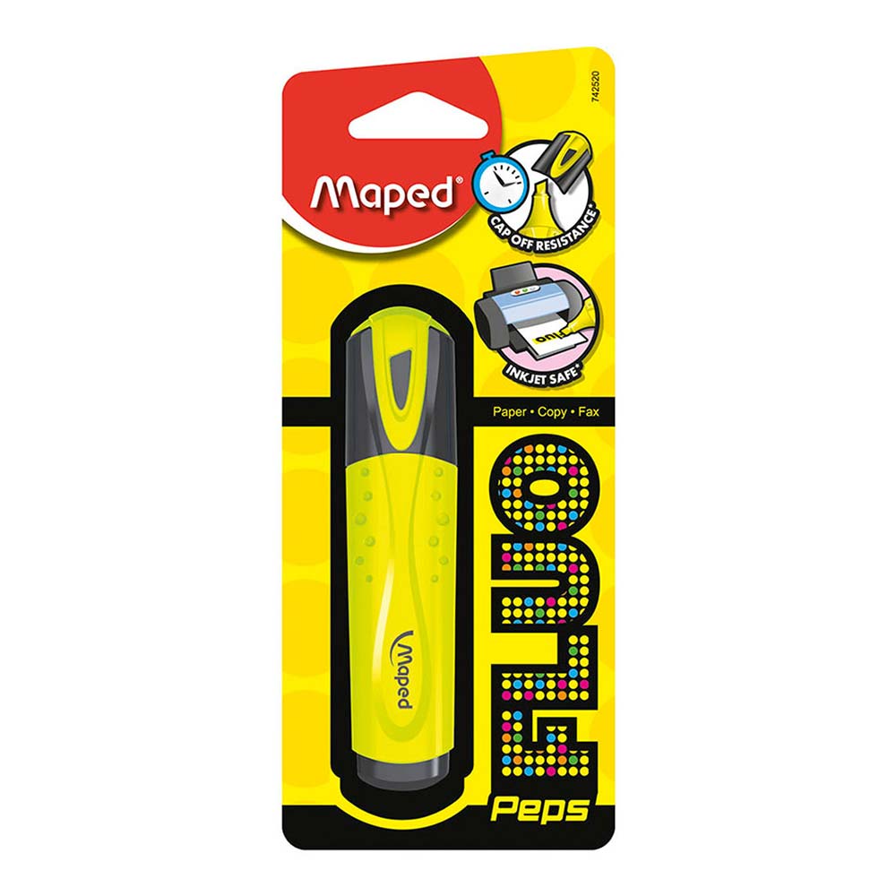 Maped Resaltador Fluo Peps Amarillo