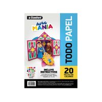 Standford Block Todo Papel: Papel Oropel + Papel de Color 20 Hojas