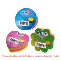 Stick'n Notas Adhesivas Die-Cut Formas Pack 250 unid Surtido