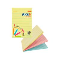 Stick'n Notas con Rayas Pack 90 Hojas