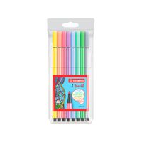 Rotulador Pen 68 Pastel Stabilo Estuche 8 Unid