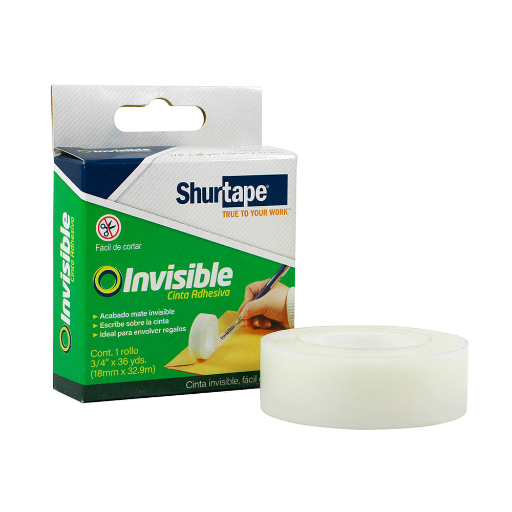 Cinta Adhesiva Invisible 3/4 x 36 yd Mg-53